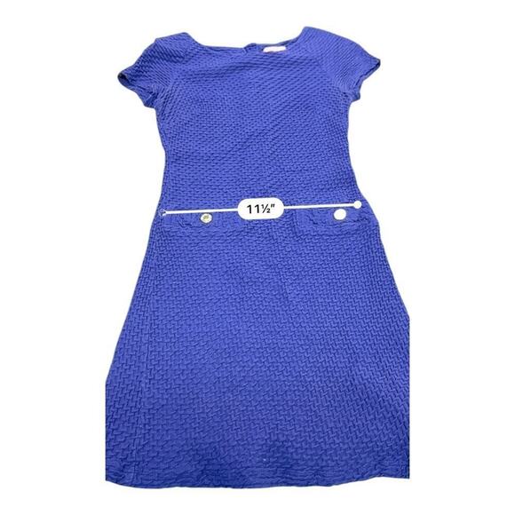 Lily Pulitzer Mini Dress Womens Small Purple Textured Knit Pockets Cruise Resort - Picture 6 of 8